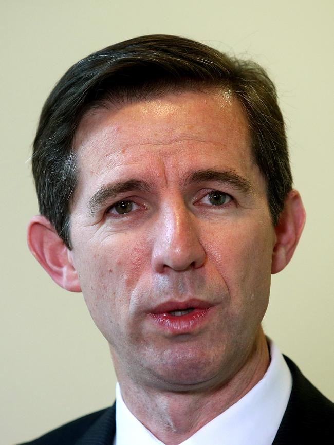 Federal Education Minister Simon Birmingham.