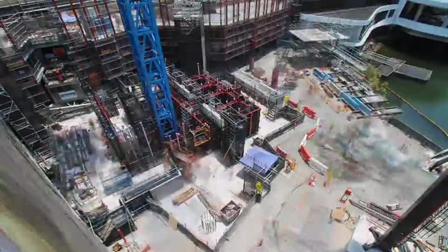 Star Gold Coast's Dorsett hotel and apartments tower construction time lapse