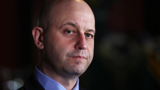 NRL CEO Todd Greenberg has defended the decision to let Macklemore perform. Picture: Brett Costello