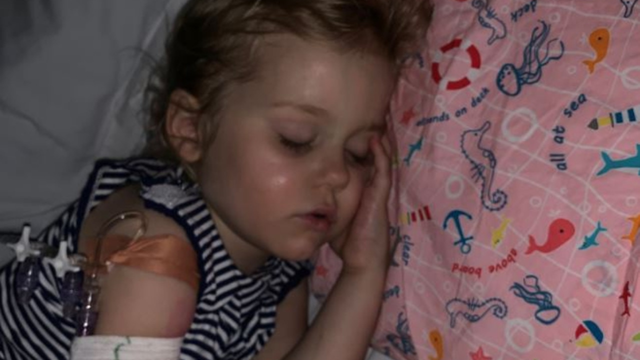 Brave little Haylen Ernst was diagnosed with Leukaemia at 3-years-old.