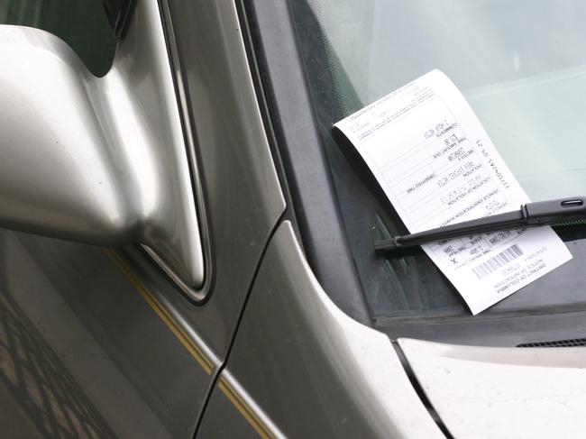 Parking ticket in downtown Washington DC. - See lightbox for more