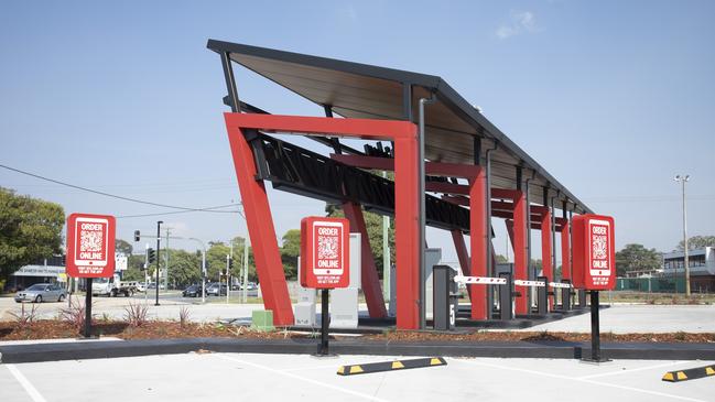 The world’s first drive-through only KFC opened near Newcastle in November last year. Picture: Supplied.