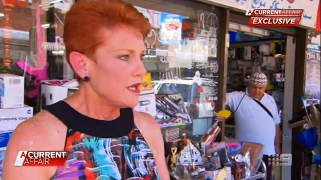 Pauline Hanson speaks her mind about Lakemba