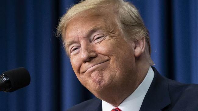 The explosive book was named after a direct quote from Trump himself, when he said he was ‘a very stable genius’. Picture: Scott Applewhite/AP