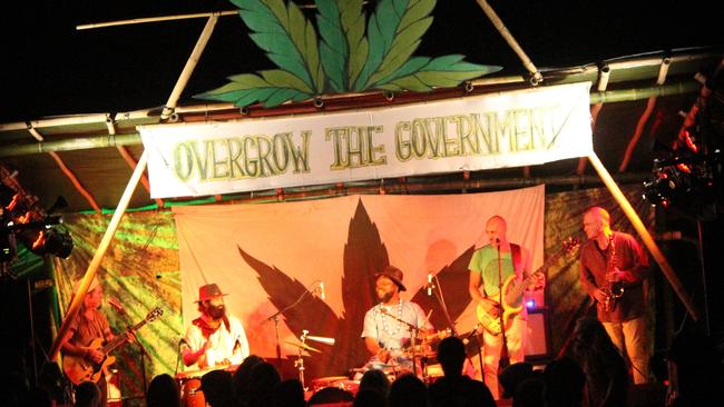 A scene from this year's Mardi Grass festival in Nimbin. Picture: Facebook