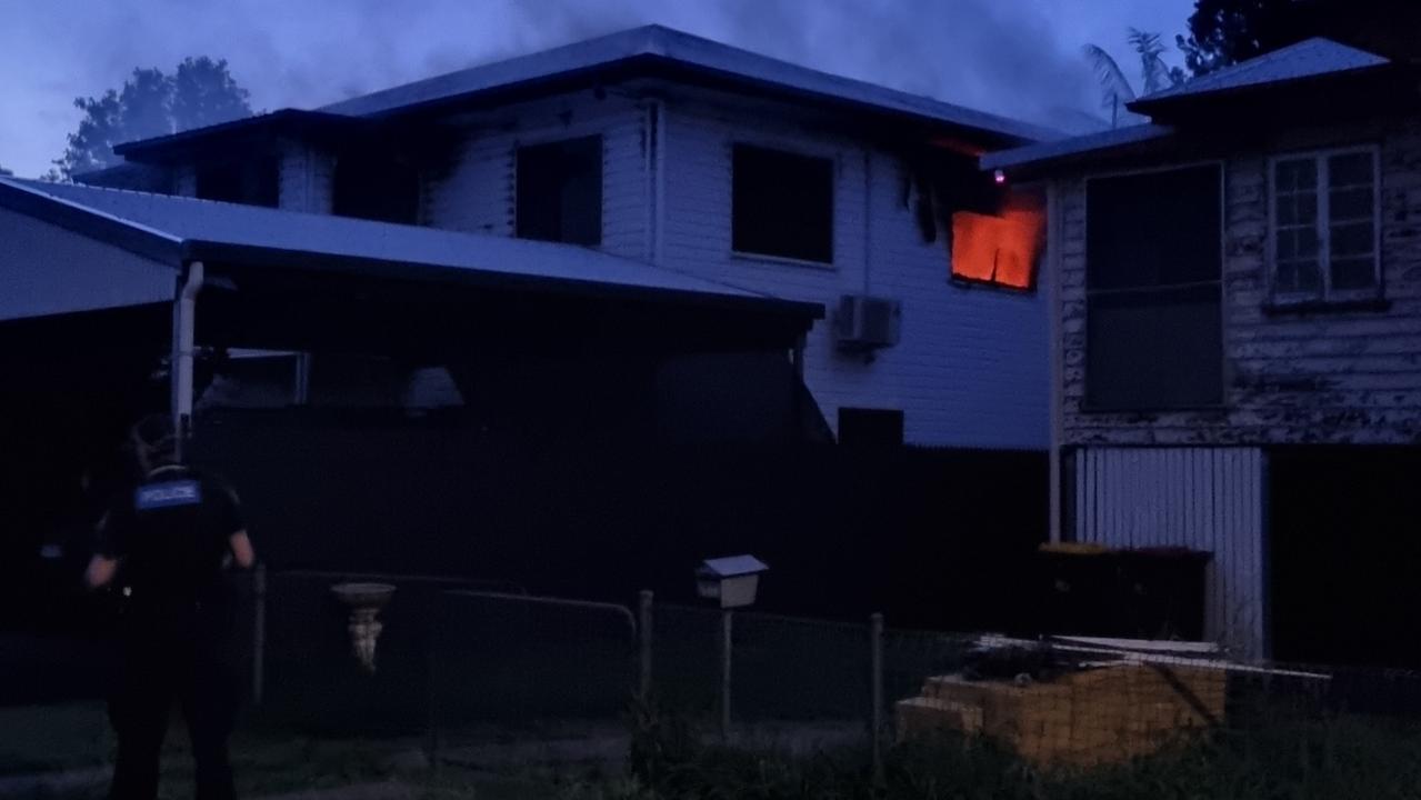House fire on Duncan Street, Wandal, on December 26, 2023. Picture: Contributed