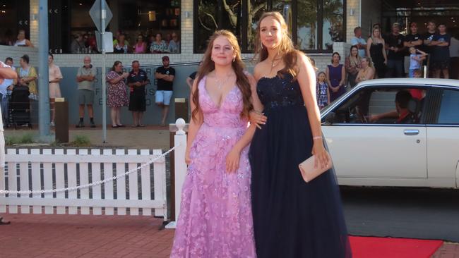 Students from Urangan State High School celebrating their formal.