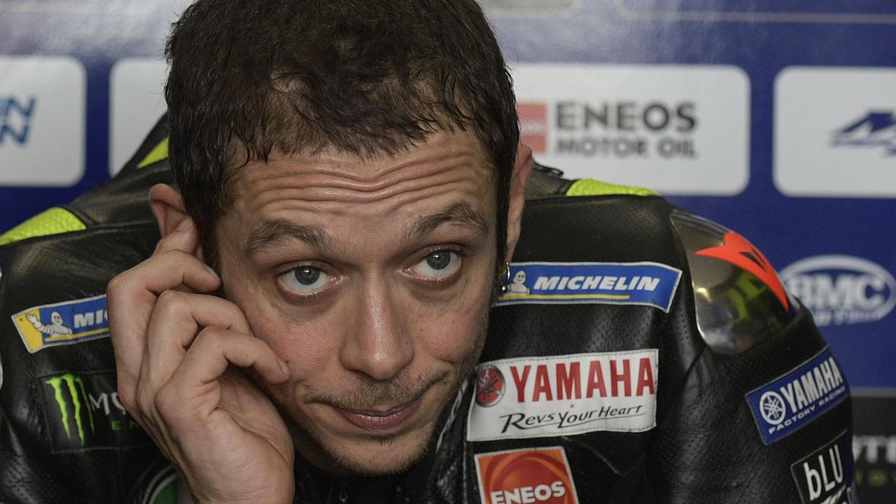 Valentino Rossi was happy with his second place but lamented the gap between himself and Marc Marquez.