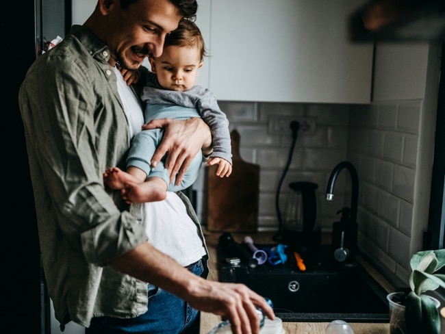 Mum uncovers husband’s habit when alone with baby