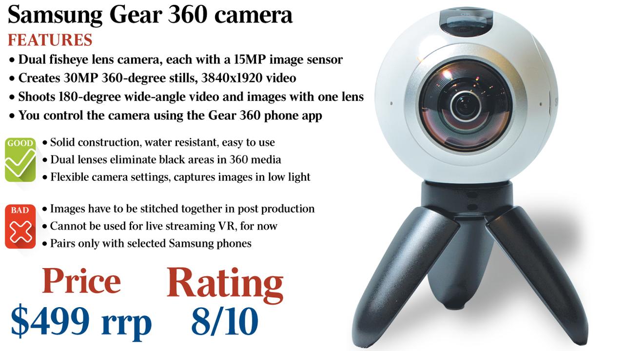 Samsung Gear 360 + Gear VR + Value Kit - Cámara 360 grados con