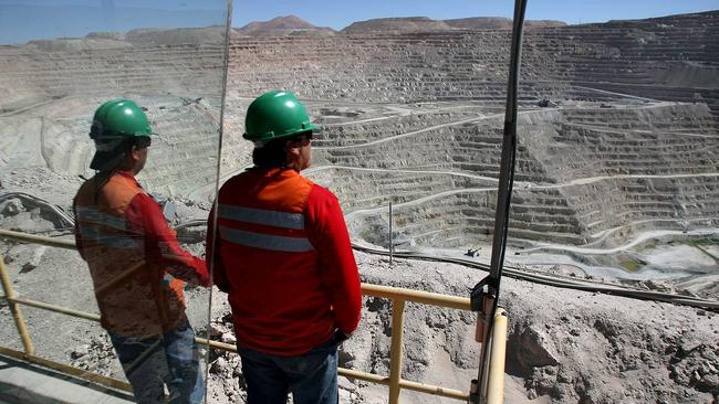 Escondida in northern Chile is one of BHP’s top assets. Picture: Reuters