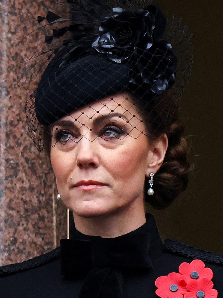 She did make it to the Remembrance Sunday ceremony at the Cenotaph. Toby Melville/Pool/AFP