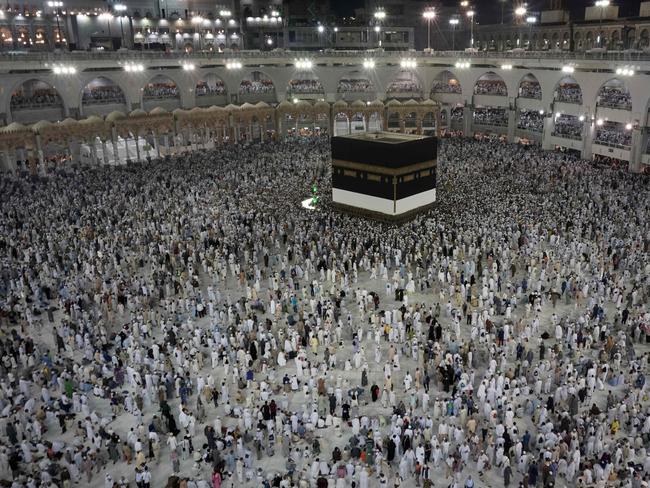 Two million Muslim pilgrims have flocked to Saudi Arabia. Picture: AFP/Karim Sahib