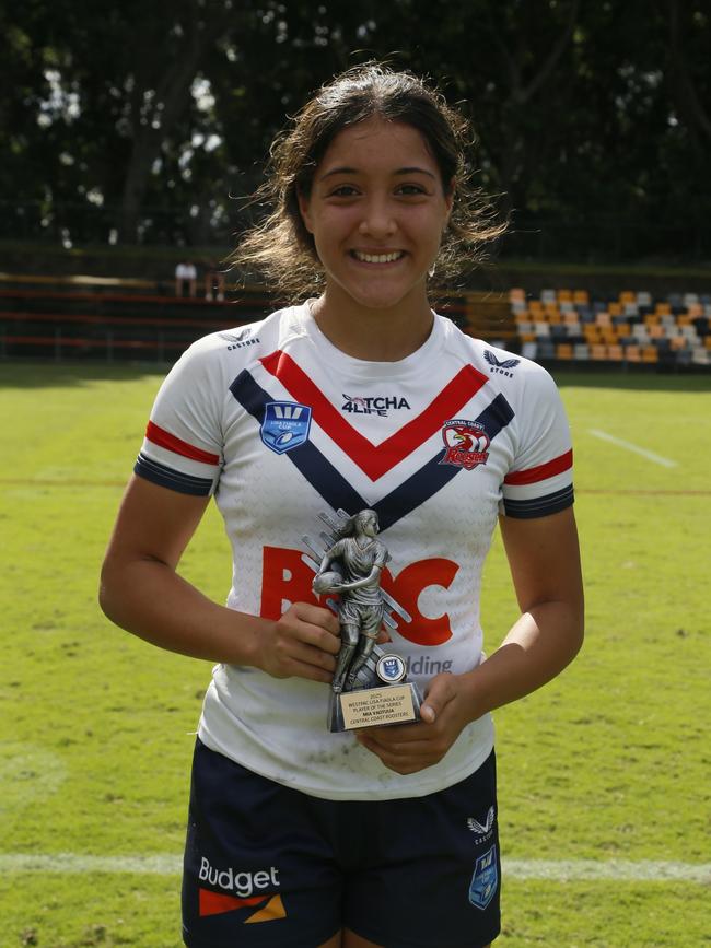 Mia Vaotuua was named Lisa Fiaola player of the season. Picture: Warren Gannon Photography