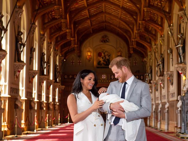Little Archie certainly has grown. Picture: AFP