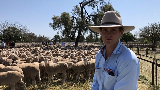 Ian Cameron is a sheep farmer at Jerilderie. Picture: Supplied