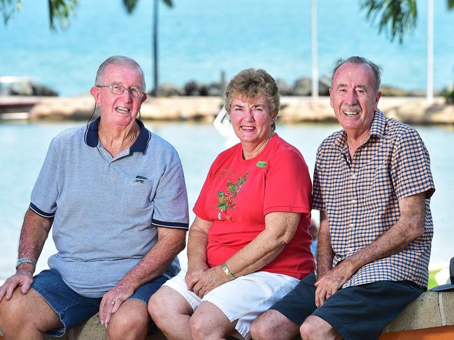 North Queensland Retirees Inc. members Roger Walsh, Norel Walsh and Gil Fletcher. Picture: Shae Beplate.