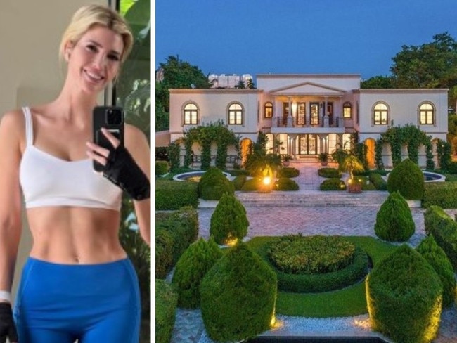 Glimpse inside Ivanka Trump’s luxe gym. Picture: Instagram/Ivanka Trump; Realtor