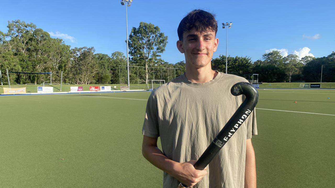 Sunshine Coast junior hockey talent Lachlan Groves.