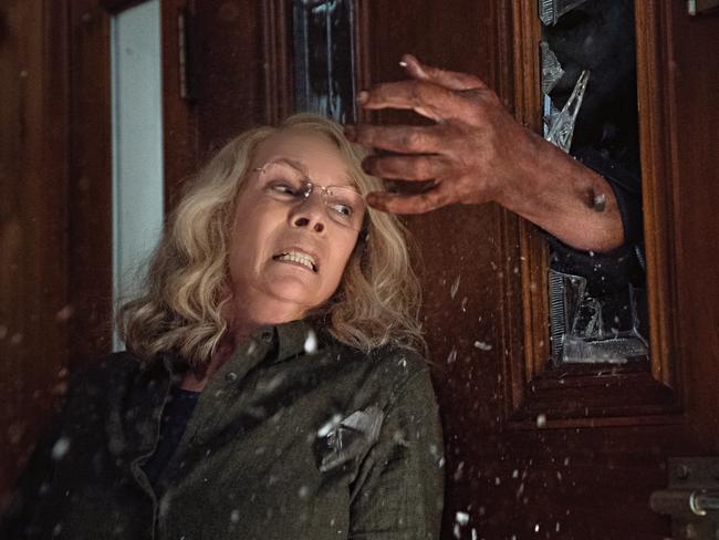 Jamie Lee Curtis in 2018’s forthcoming <i>Halloween</i>. Picture: supplied