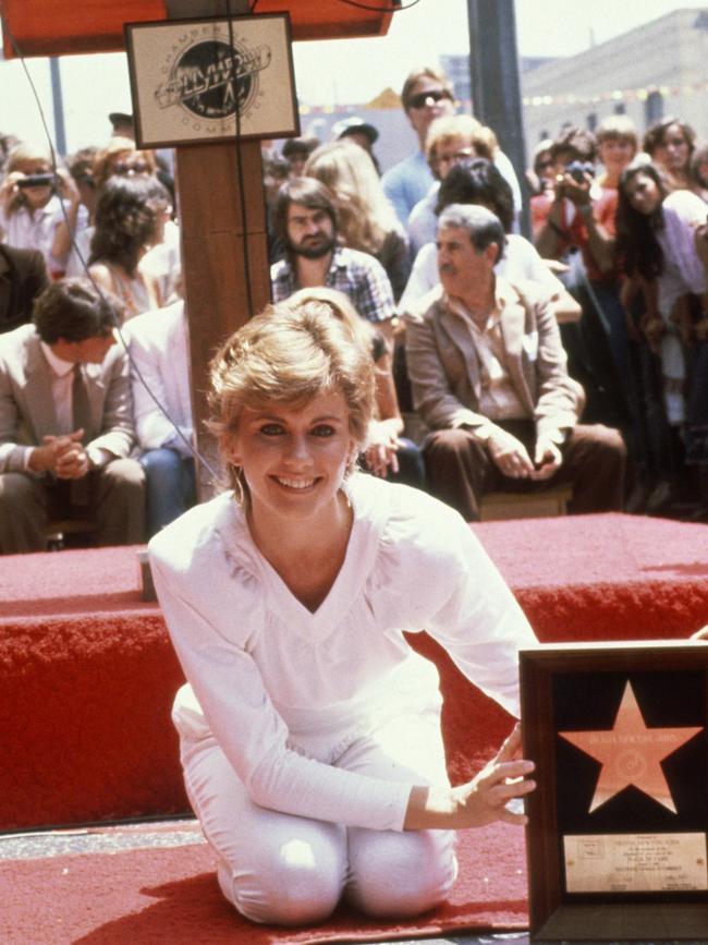 Olivia Newton-John circa 1981 in Los Angeles. Picture: Getty Images.