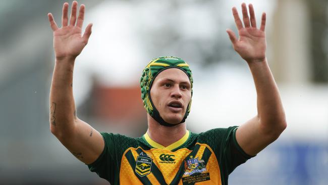 Kalyn Ponga starred for the Junior Kangaroos. Picture: Mark Metcalfe