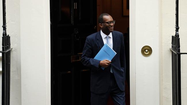 UK Chancellor of The Exchequer, Kwasi Kwarteng pictured leaving 11 Downing Street in London, England. Picture: Getty