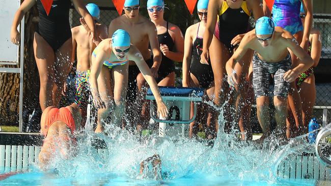 Geelong Swimming Club warns it faces closure if a Liberal pledge to move Commonwealth Games pool locations goes ahead. Picture: Alison Wynd