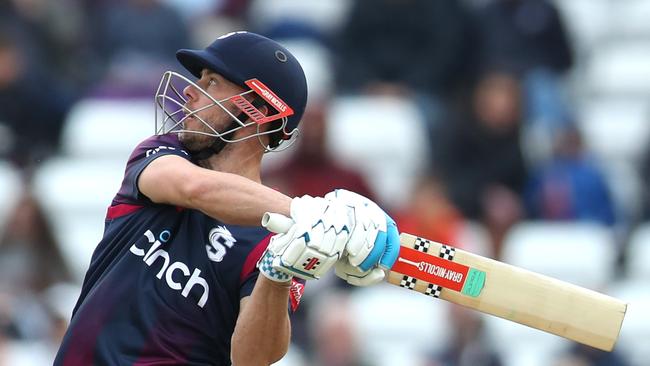 Chris Lynn in action for Northamptonshire Steelbacks.