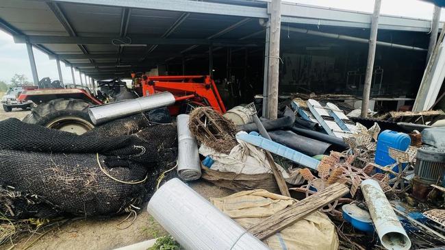 The floodwaters not only took away his stock but also drowned his living quarters, tools and machinery, equipment, fishponds, training and resources centre, cold rooms, storage facilities, farm pets, and personal items, leaving the business operations in shambles. Photo: Supplied