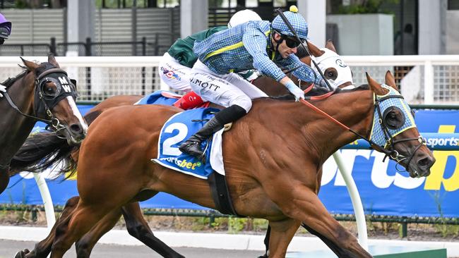 Centennial Park wins at Caulfield on Boxing Day in a terrific three-way battle Picture: Reg Ryan