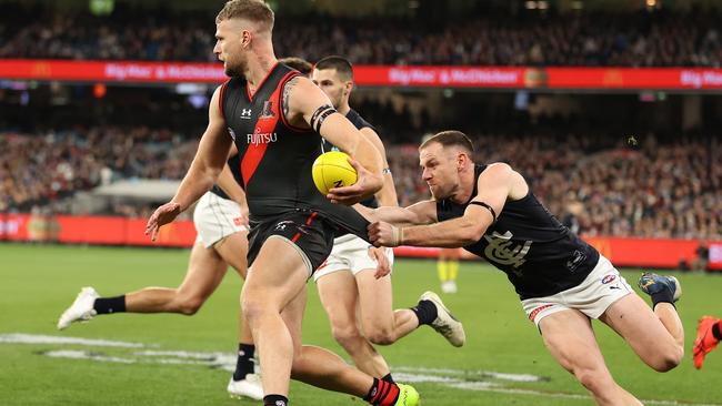 Jake Stringer battled against Carlton. Picture: Robert Cianflone/Getty Images