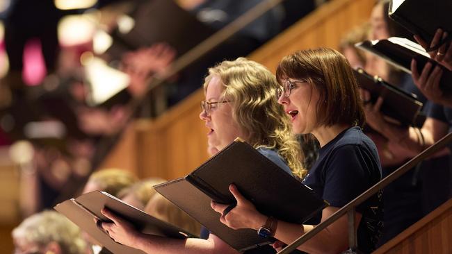 ChorusOz performing at the Sydney Opera House in June 2025. Picture: Keith Saunders *PLS CREDIT*
