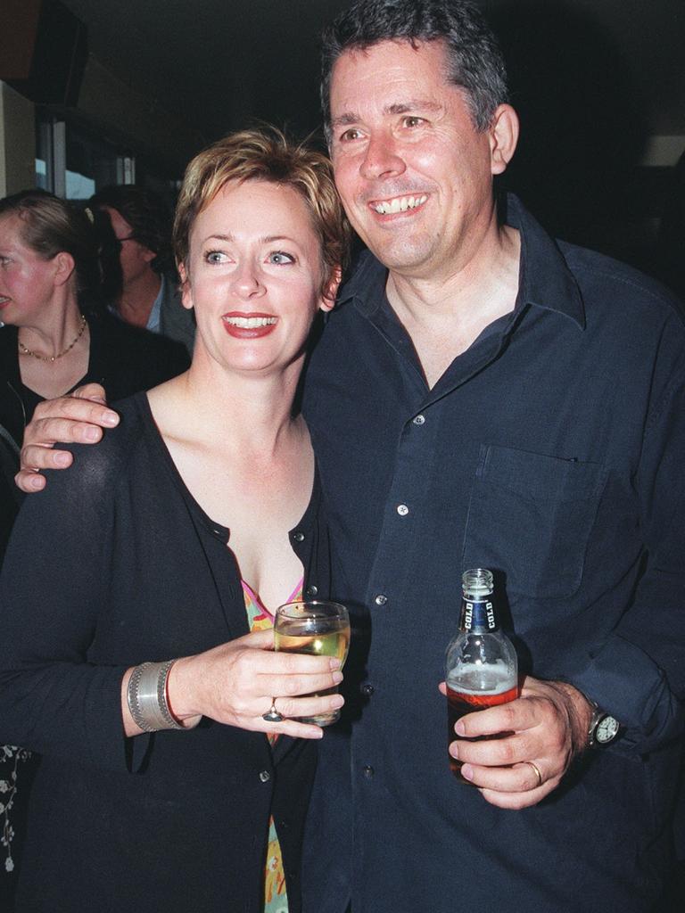 The couple in 1999. Picture: Steve Lunham