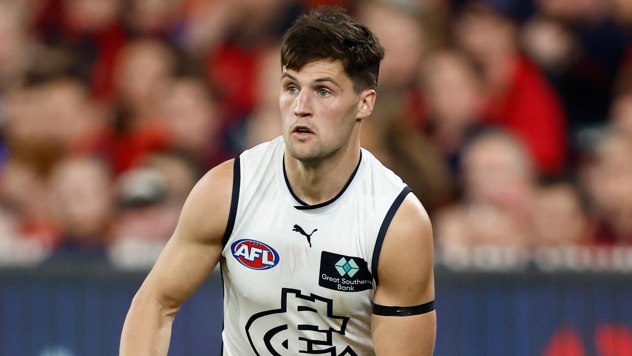 Nic Newman stood up when it mattered. Picture: Michael Willson/AFL Photos via Getty Images