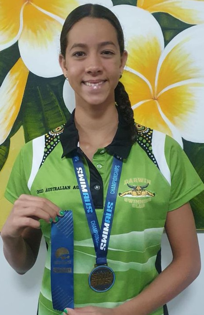 Territorian Macey Sheridan has taken shocked the country when she claimed six gold medals in the Australian Age Group Swimming Championships.