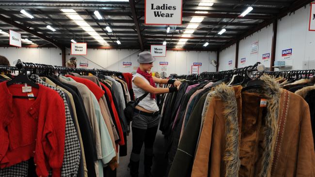 Thrift stores have been warned about raising prices as the op-shopping trend gains popularity. Picture: Dean Lewins