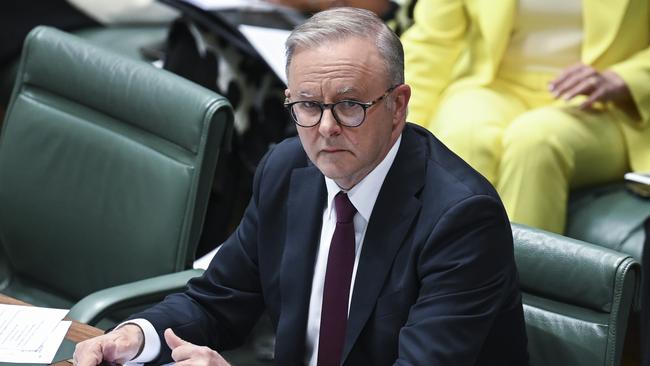 Anthony Albanese said the Coalition had “ripped out” funding from Indigenous organisations in the past. Picture: NCA NewsWire / Martin Ollman