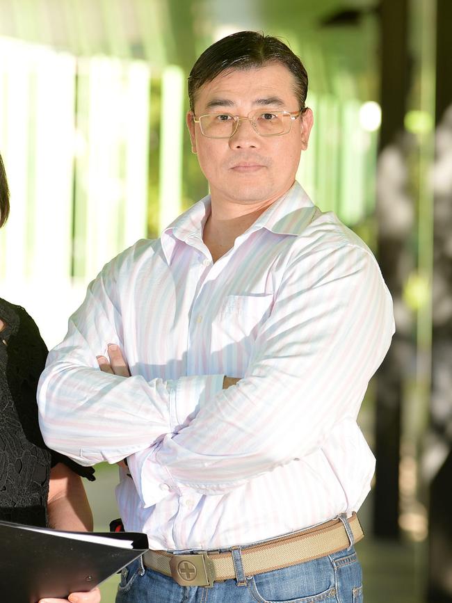 Dr Amy Forbes with criminologist Dr Mark David Chong who says some suburbs in Townsville are experiencing a crime wave