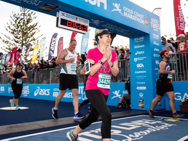 Make months of training and preparation worth it by celebrating that finish line feeling.