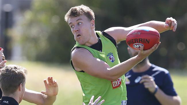 Jack Macrae could present a captaincy POD if Max Gawn fails to hit 130 this round. Picture: Michael Klein.