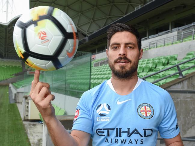 Melbourne CityÕsBruno Fornaroli at AAMI ParkPicture: Jay Town