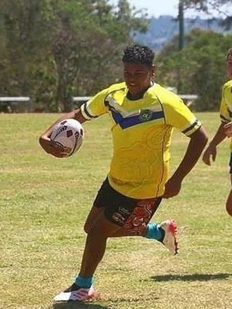 The brother of Maroons flyer Selwyn Cobbo, Shamus, will be part of the ASSRL Indigenous Goannas at the national championships. Picture: Instagram