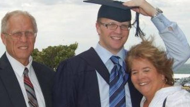 Cheryl and Robert Adamson with their son, Michael.