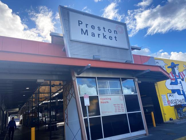 The closure of the iconic Preston Market was a talking point for many locals when asked about issues that mattered to them. Picture: Kirra Grimes