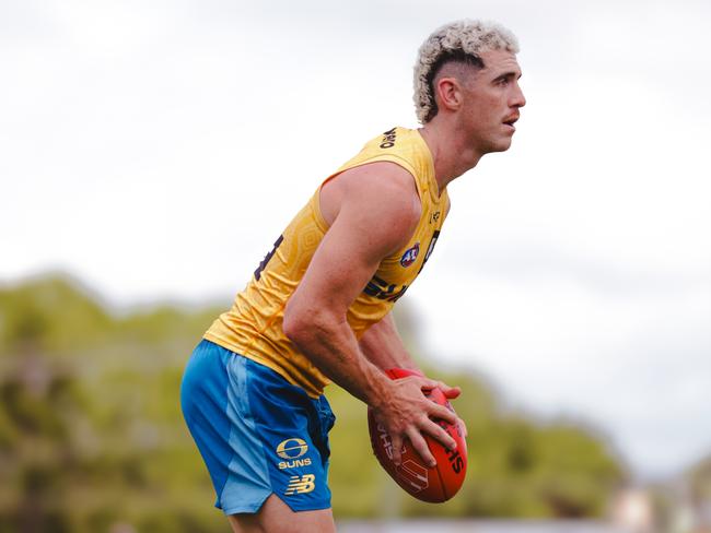 Sam Flanders has a new position and a new look for 2025. Picture: Gold Coast Suns