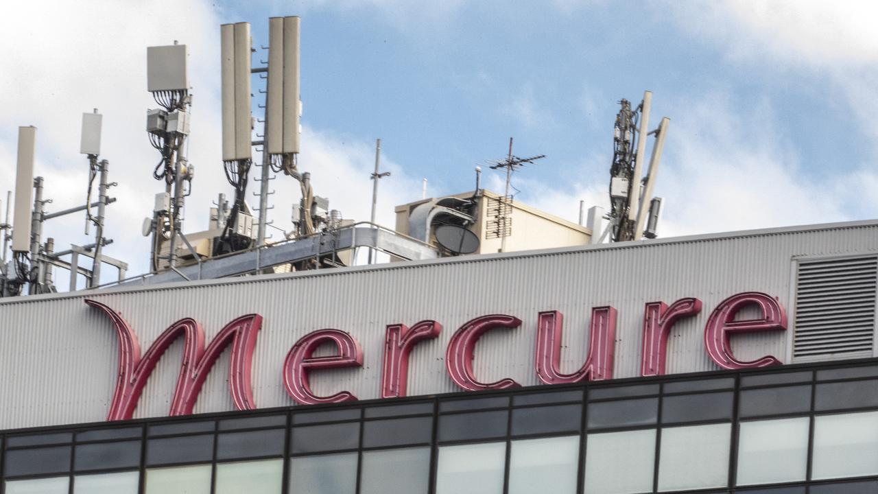 The Perth Mercure was identified as the least suitable of 10 hotels that were being used for hotel quarantine in the city. (Photo by Jenny Evans/Getty Images)