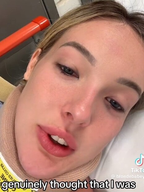 Influencer Millie Hannah ‘king hit’ in Surfers Paradise. Photo: TikTok/@blondebabey00