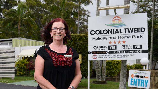 Colonial Tweed Holiday and Home Park manager Paula Forbes. Picture: Matt Roberts