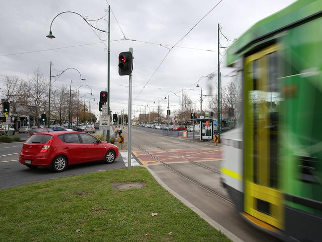 Essendon North traders wanting Mt Alexander  Road to be safer - the road is horrible to cross as a pedestrian and confusing as a driver with multiple entries and exits in the two roundabouts. 4th August, Essendon, Melbourne.Picture : George Salpigtidis